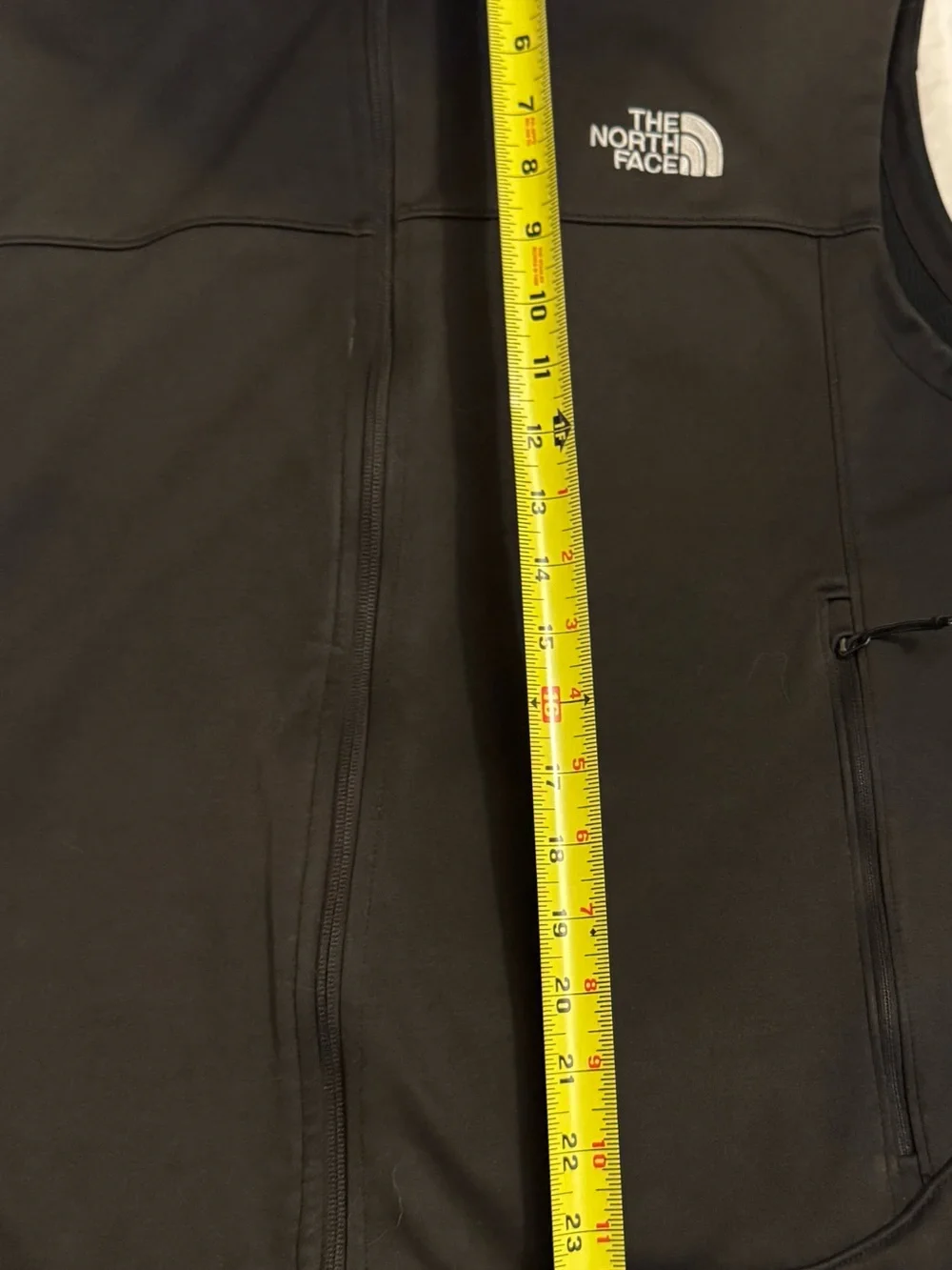 The North Face Black Softshell Men’s Vest with Zip Pockets